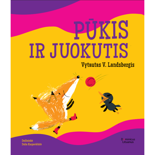 lapiukas zaidzia su pauksteliu su kamuoliu