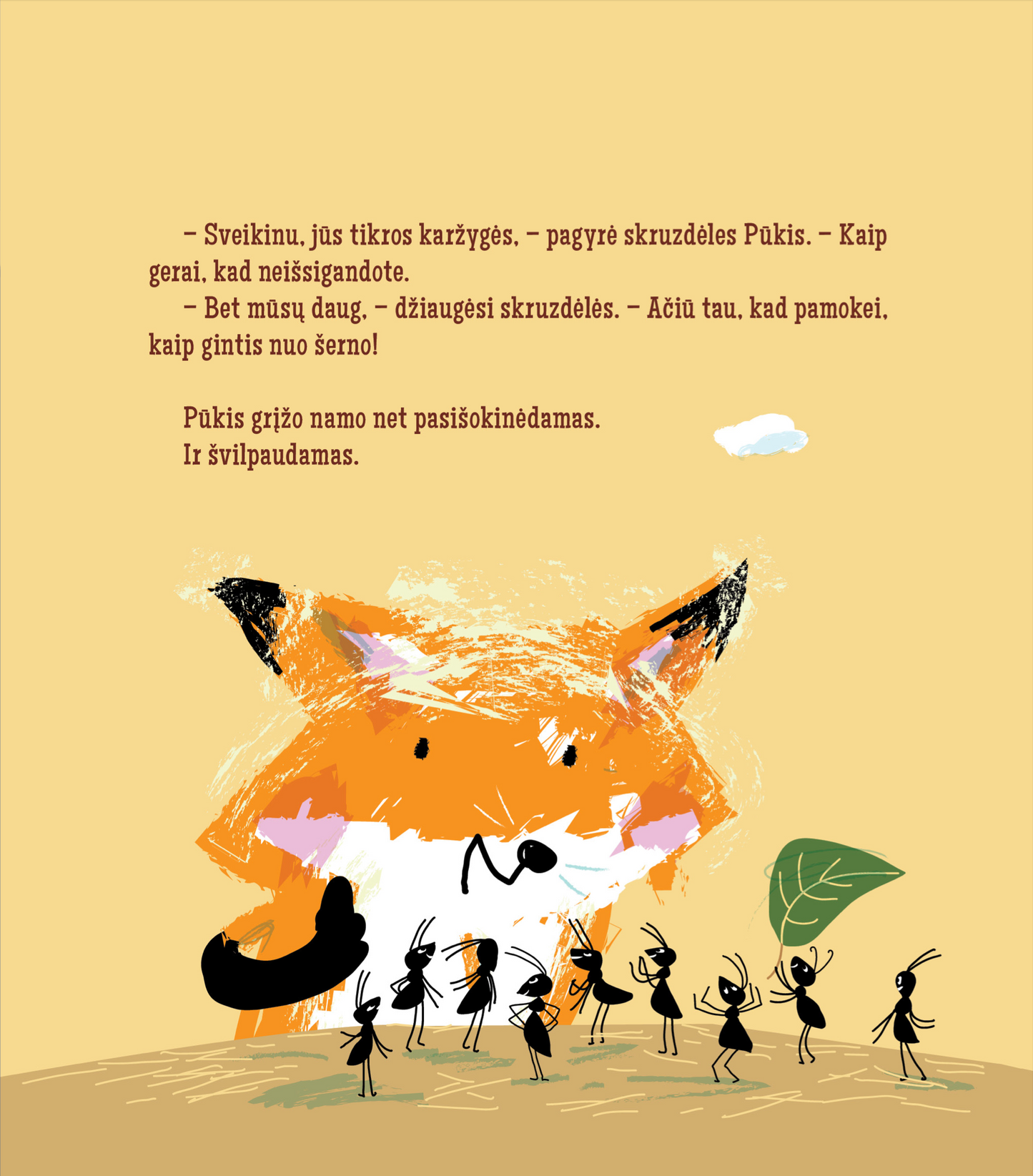 Pūkis ir skruzdėlės